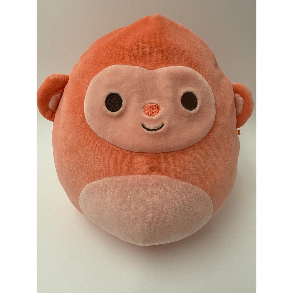 Squishmallow Orange Monkey Plush Small Round Stuffed Animal No Tag